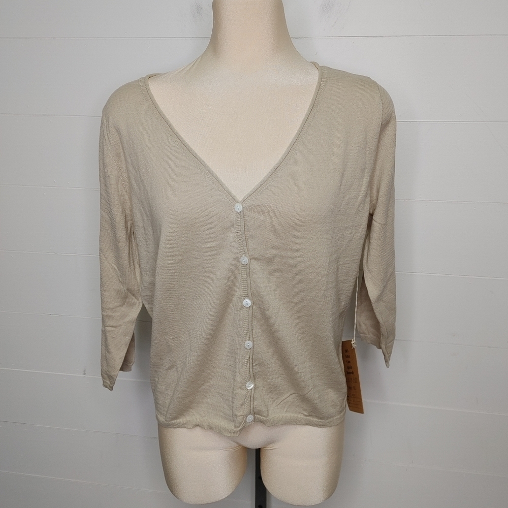 The Earth Collection 100% cotton cardigan